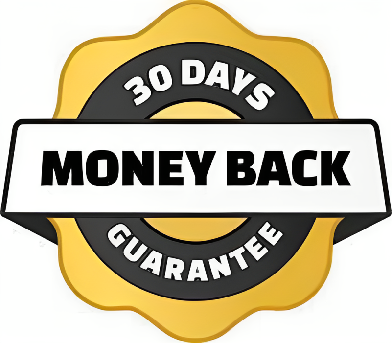 30 days Money Back Guarantee